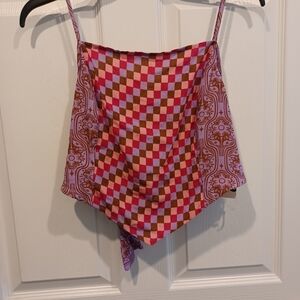 Junior size Large Bandana/ Hankerchief tank NEW with tags!